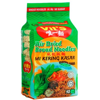 Vit's Air Dried Noodles - Broad (10 Cakes)