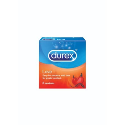 [PRE ORDER ONLY ETA 12-14 Working Days] Durex Love 3's ( Getty New Pack)