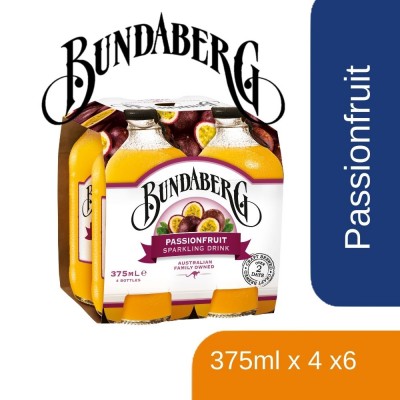 BUNDABERG PASSIONFRUIT 375ML X 4S X 6