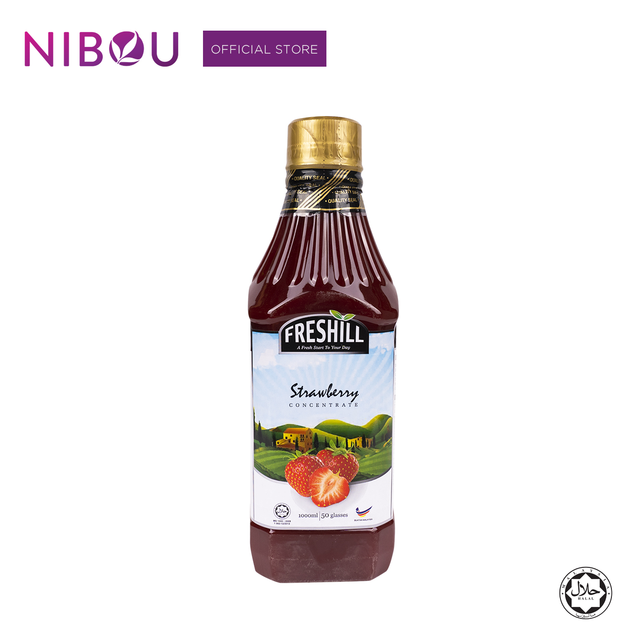 Nibou (NBI) FRESHILL Strawberry Concentrate (1l x 12btl)