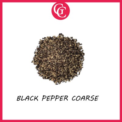 COARSE BLACK PEPPER 1KG | LADA HITAM TUMBUK 1KG