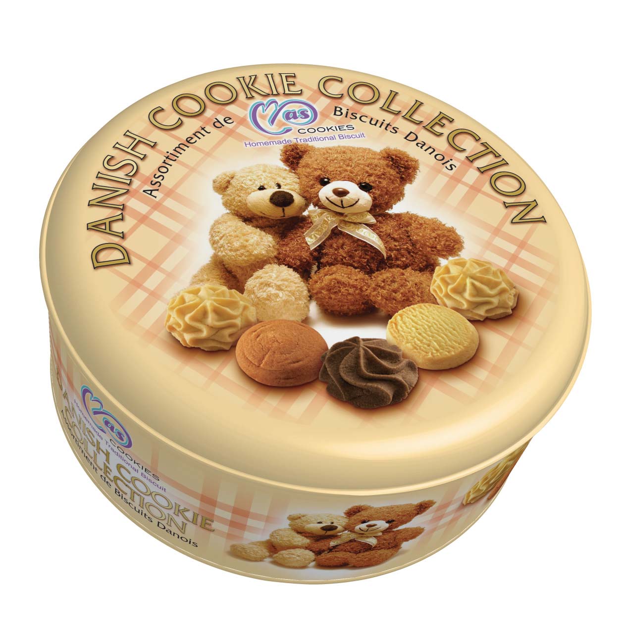 T 13-MAS BEAR DANISH COOKIES (SMALL) (300 g Per Unit)