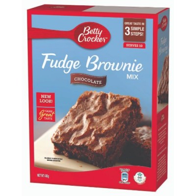 BETTY CROCKER Fudge Brownie Mix - Chocolate  430gm (12 Boxes per Carton) Imported from United States