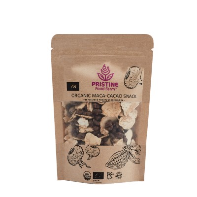Pristine Food Farm: Organic Maca-Cacao Snack (75 Grams Per Unit)