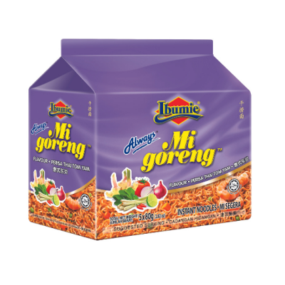 Ibumie Always Mi Goreng Ala Thai (80g x 5) x 12 Units