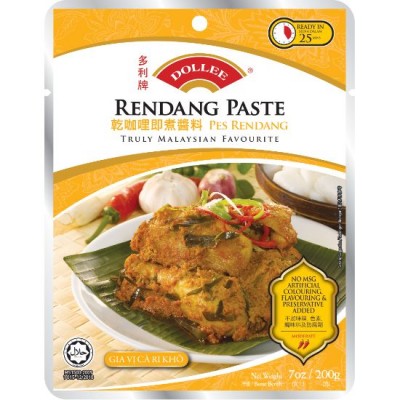 DOLLEE Rendang Paste 200gm pack ( 12 packs per carton )