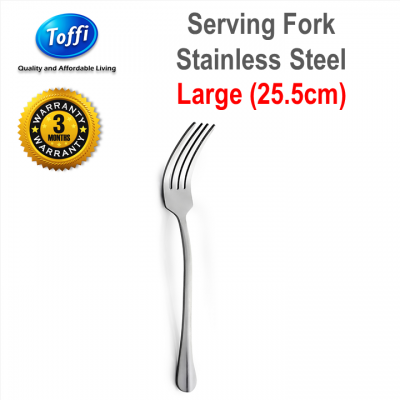 [TOFFI] Large Serving Fork Stainless Steel (F627)