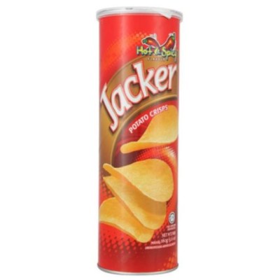 Jacker Hot & Spicy Potato Crisps 160 gm