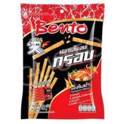 Bento Crispy Fish Snack BBQ Cheese 18g x 12 Unit