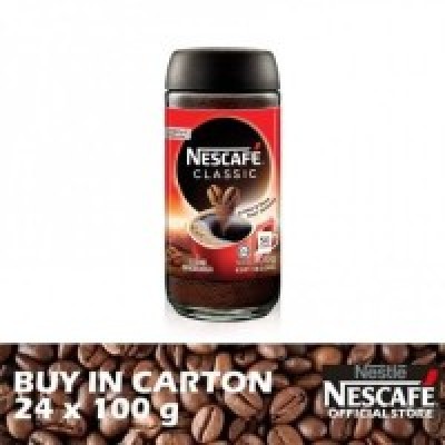 [PRE ORDER ONLY ETA 12-14 Working Days] NESCAFE CLASSIC Jar 24 x 100g