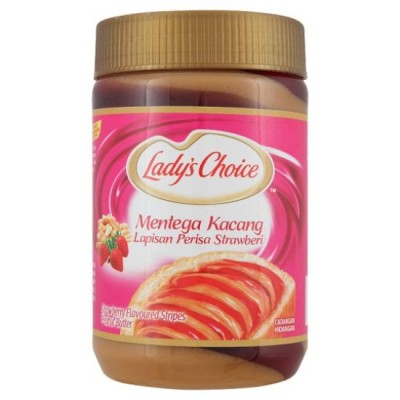 Lady's Choice S Peanut Butter Strawberry Stripe 530g