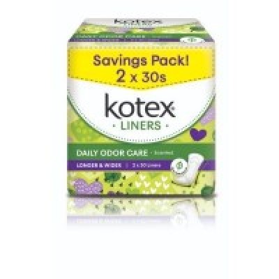 [PRE ORDER ONLY ETA 12-14 Working Days] KOTEX FRSH LINERS L+W DAUN SIRIH 30S X 2