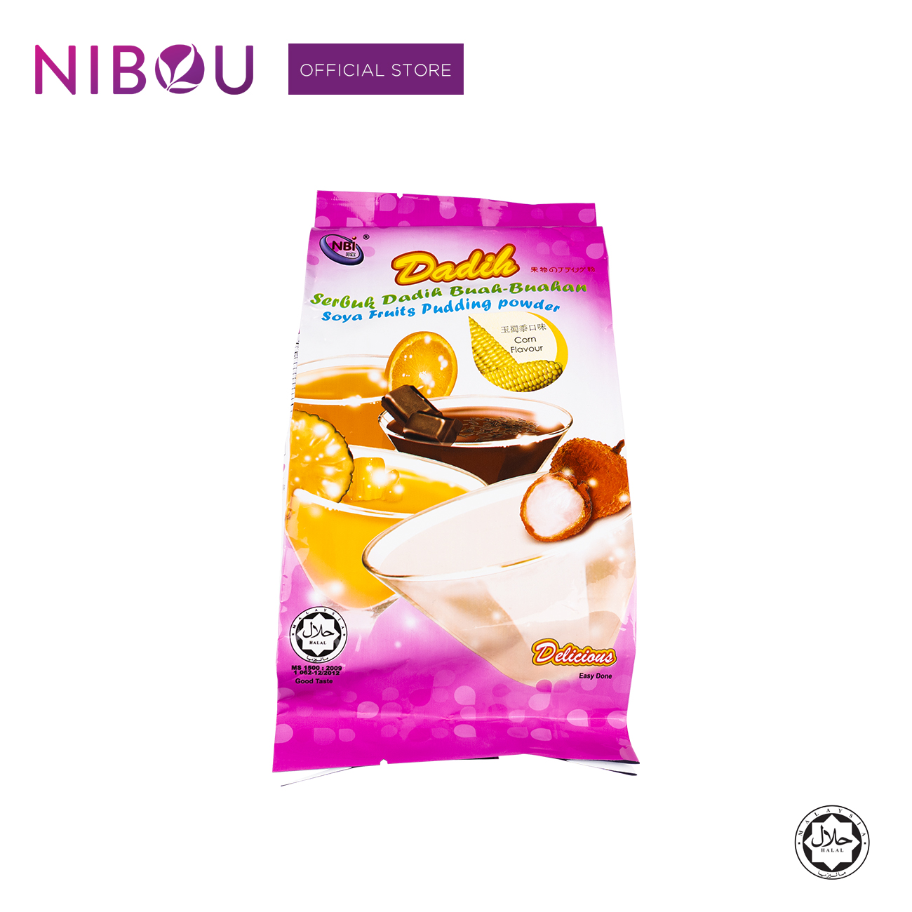 Nibou (NBI) DADIH Soya Fruits Corn Pudding Powder (380gm X 24)