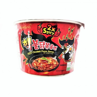 Sam yang hot chicken ramen (double spicy) big bowl 16x105g