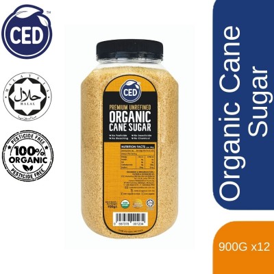 CED ORGANIC SUGAR 900G X 12