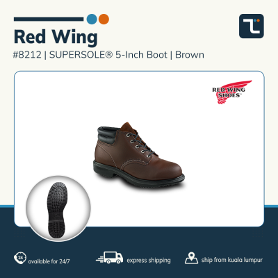 RED WING STYLE #8212 MEN'S SUPERSOLE 5-INCH BOOT