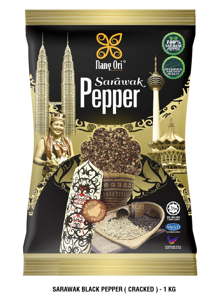 Nang Ori Sarawak Black Pepper Cracked (1KG)