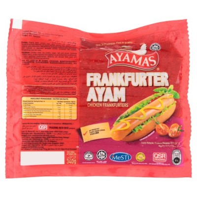 [PRE ORDER ONLY ETA 12-14 Working Days] Ayamas Chic Frankfuter 340g