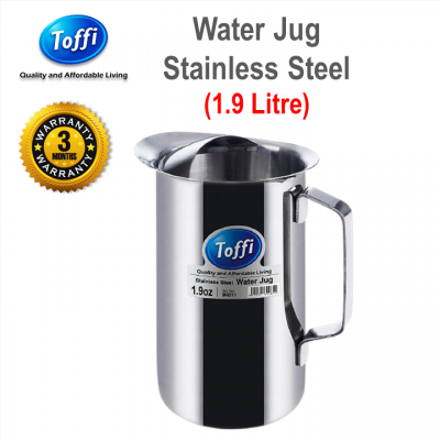[TOFFI]  1.9L  1900ml-  Water  Coffee  Tea  Fruit Punch Jug Stainless Steel Hot  Cold  Bekas Air (B9211)