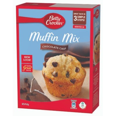 BETTY CROCKER Muffin Mix - Chocolate Chip 430gm (12 Boxes per Carton) Imported from United States