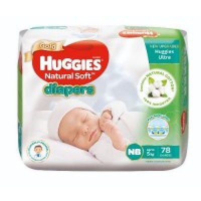 [PRE ORDER ONLY ETA 12-14 Working Days] HUGGIES DIAPER NAT SOFT NB SJP 78S