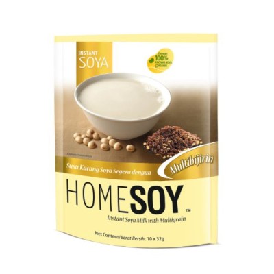 HOMESOY INSTANT SOY MILK MULTIGRAIN 10 x 32g