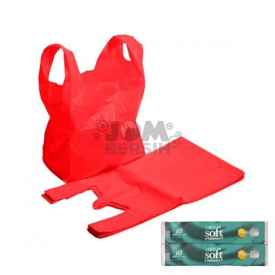 Plastic Bag 20x24 (Red) (10 Units Per Carton)