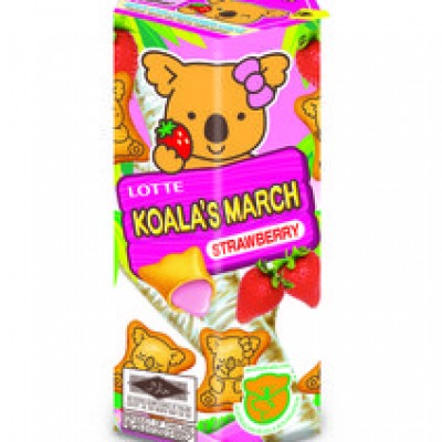 KOALA'S MARCH Regular Pack Strawberry 37gm Pack (6 Units Per Carton)