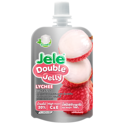 JELE DOUBLE JELE DRINK LYCHEE 150G (36 Units Per Carton)