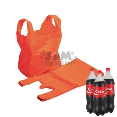 Plastic Bag 17x19 (Orange) (10 Units Per Carton)
