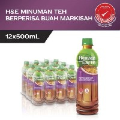 [PRE ORDER ONLY ETA 12-14 Working Days] Heaven & Earth Passion Fruit Tea PET 500ml x 12