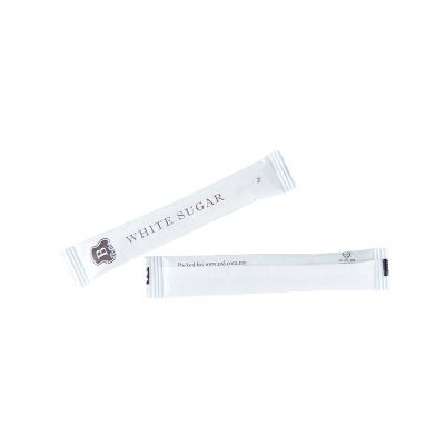 white sugar tube  (2500 Units Per Carton)