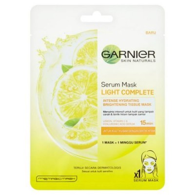 [PRE ORDER ONLY ETA 12-14 Working Days] GARNIER LIGHT COMPLETE SERUM TISSUE MASK
