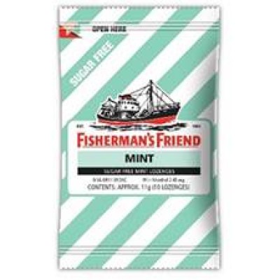 FISHERMAN'S FRIEND Sugar Free Mint 11gm Pack (12 Units Per Carton)