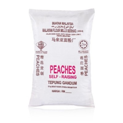 PEACHES Self Raising Flour 25kg