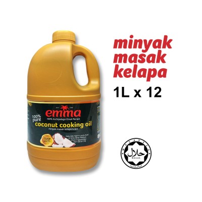1L COCONUT COOKING OIL MINYAK MASAK KELAPA Emma