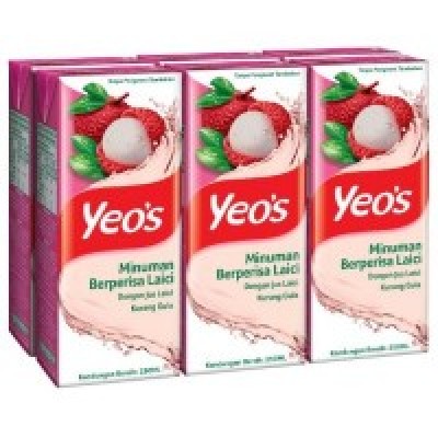 [PRE ORDER ONLY ETA 12-14 Working Days] YEOS LYCHEE DRINK 250ML (24 Units Per Carton)