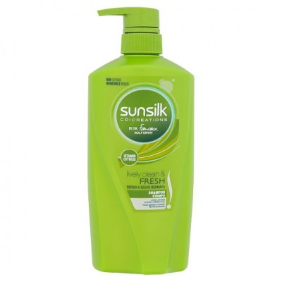 SUNSILK CLEAN & FRESH SHAMPOO (GREEN) 650ML 12 X 650ML
