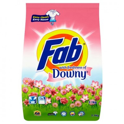 FAB DETERGENT POWDER DOWNY 2KG 5 X 2KG