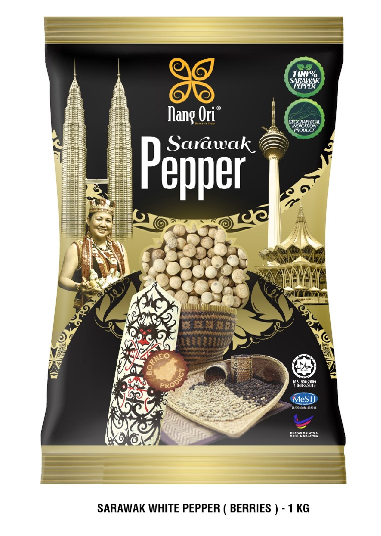 Nang Ori Sarawak White Pepper Berries (1KG)