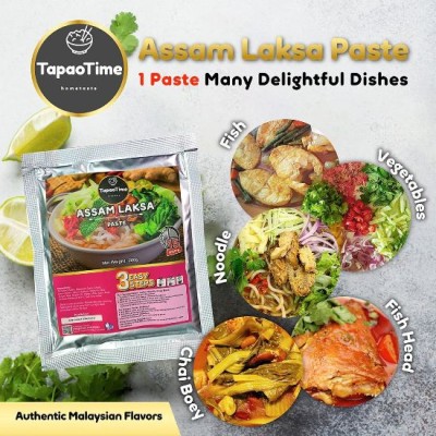 TapaoTime Assam Laksa Paste 200g foilpack