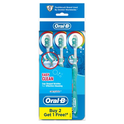 [PRE ORDER ONLY ETA 12-14 Working Days] ORAL-B COMPLETE EASY CLEAN 5S MEDIUM POLYBAG