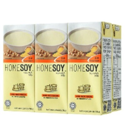 HOMESOY BROWN SUGAR SOYA MILK 6 x 250 ml Drink Minuman