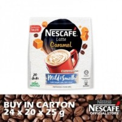 [PRE ORDER ONLY ETA 12-14 Working Days] NESCAFE Latte Caramel Stp 24 x 20 x 25g