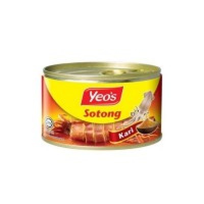 [PRE ORDER ONLY ETA 12-14 Working Days] YEOS CUTTLEFISH IN CURRY SAUCE 24 x 145g