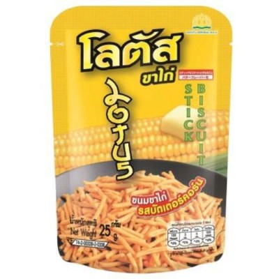 Lotus Biscuit Stick Butter Corn 48 x 50g