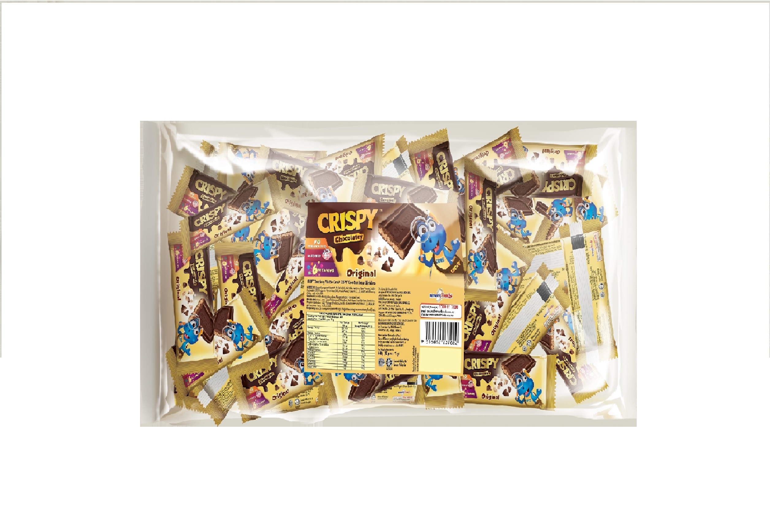 CRISPY 11G REFILL PACK (40'S) (30 Poly Per Carton)