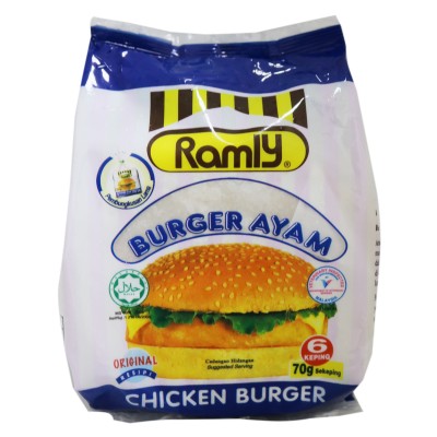 [PRE ORDER ONLY ETA 12-14 Working Days] Ramly Burger Ayam 70g