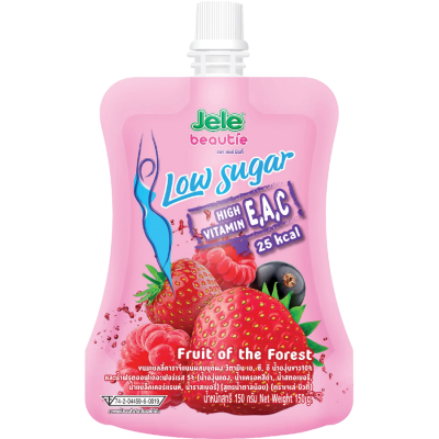 JELE BEAUTIES LOW SUGAR FRUIT OF FOREST 150G (36 Units Per Carton)