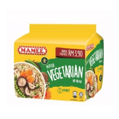MAMEE Premium VEGETARIAN 5 x 80g Instant Noodle